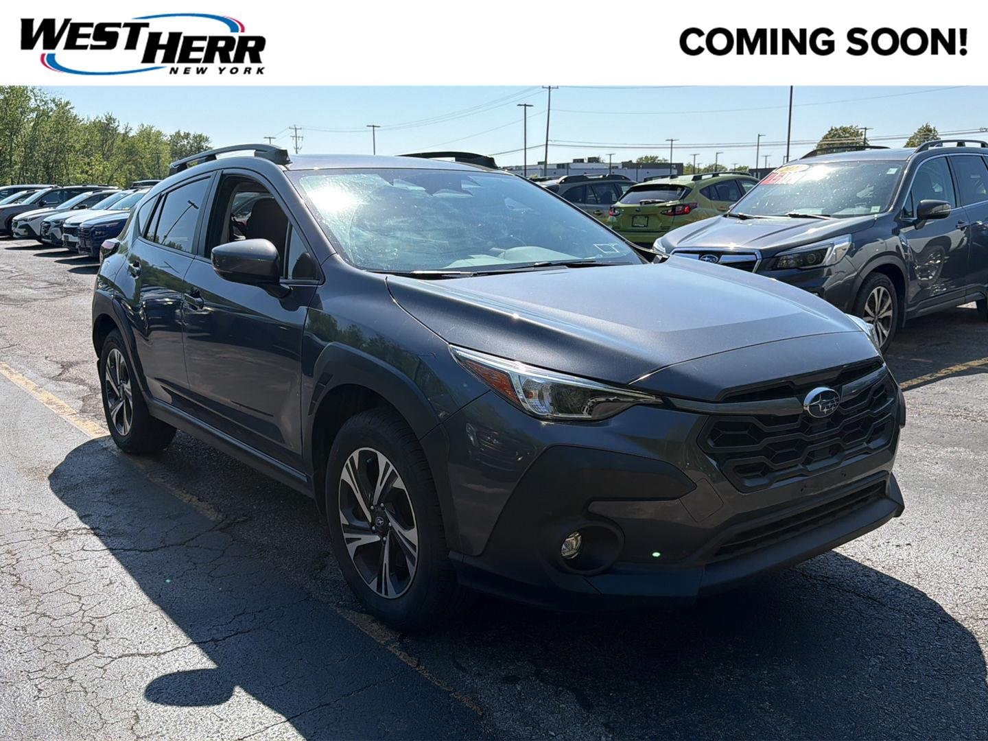 Used 2024 Magnetite Gray Metallic Subaru Premium image 1