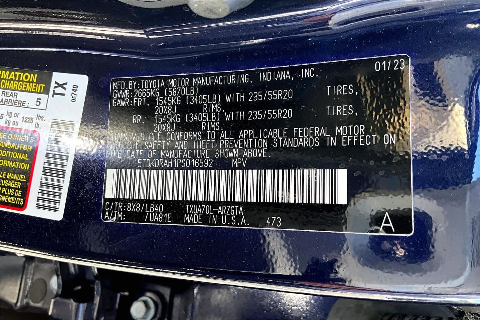 Used 2023 Blueprint Toyota Limited image 33