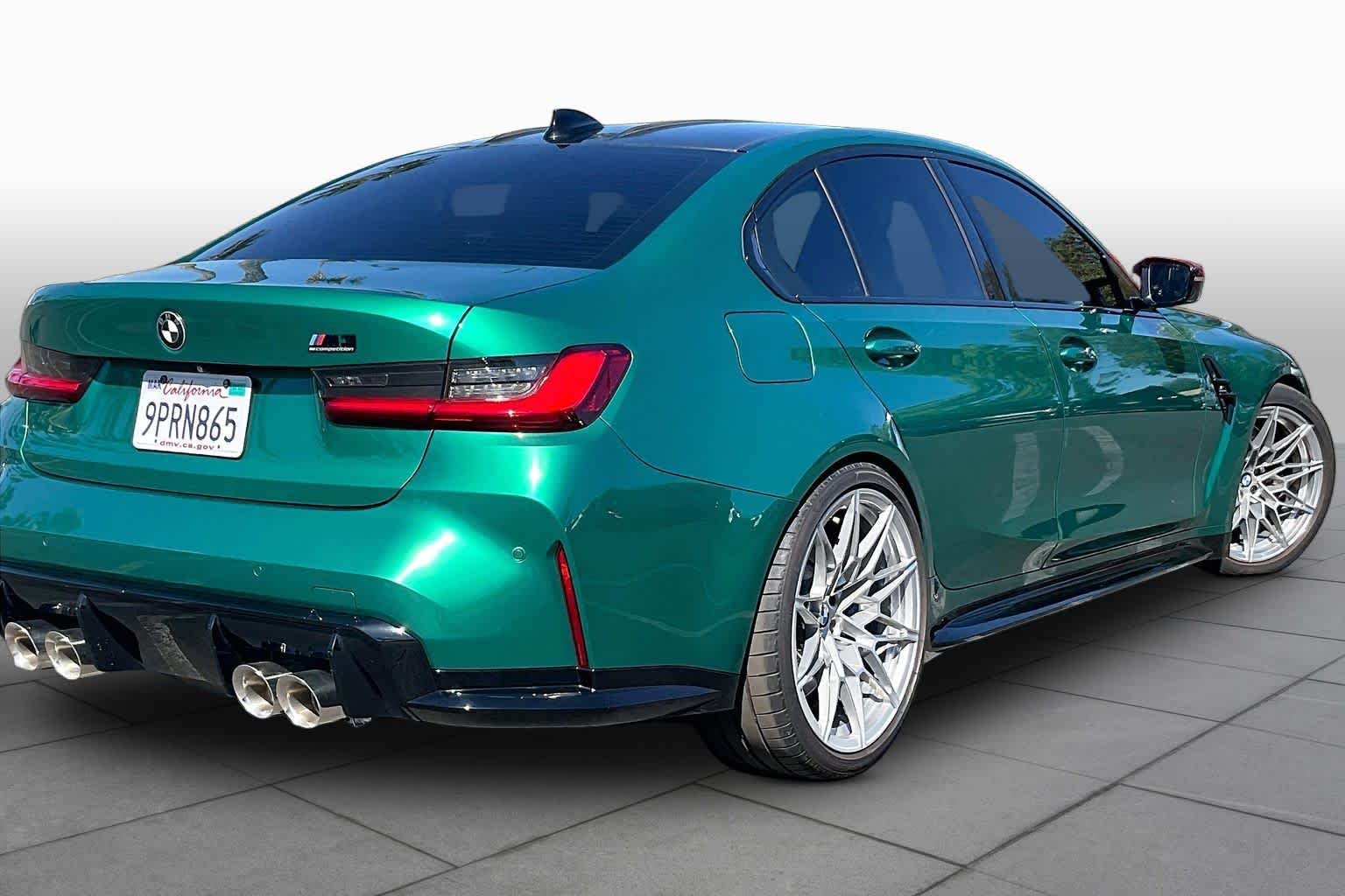 Used 2021 Isle of Man Green Metallic BMW Competition image 12