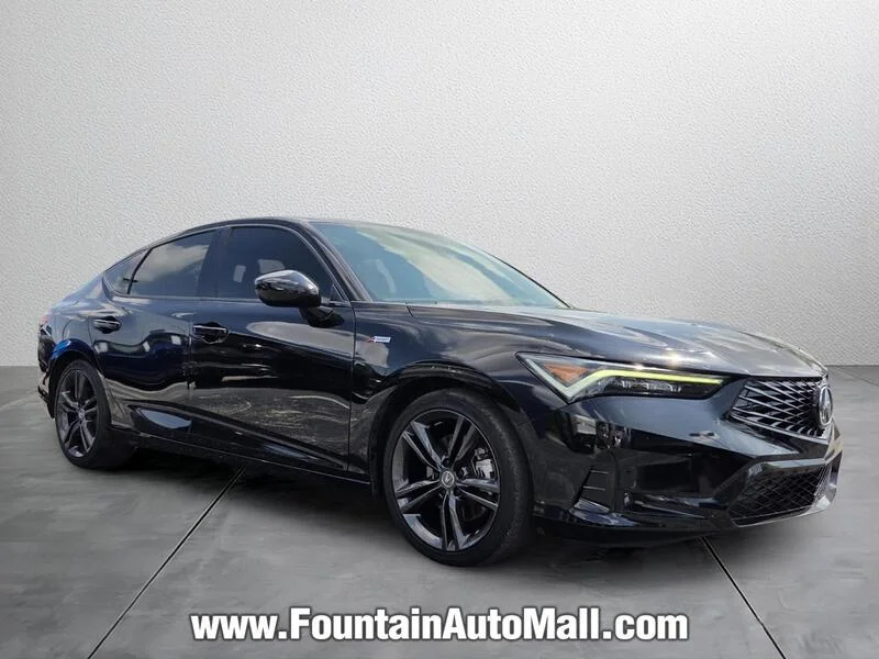 Used 2024 Majestic Black Pearl Acura CVT W/A-SPEC PACKAGE image 6