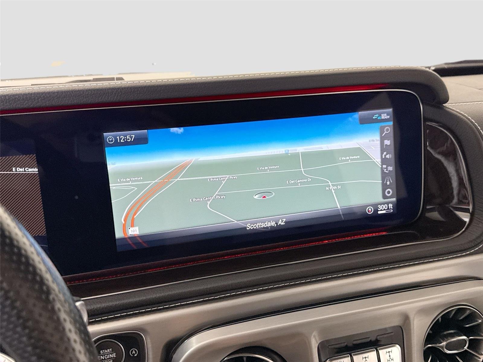 Used 2021 designo Cardinal Red Metallic Mercedes-Benz AMG® G 63 | Brabus Widebody image 19