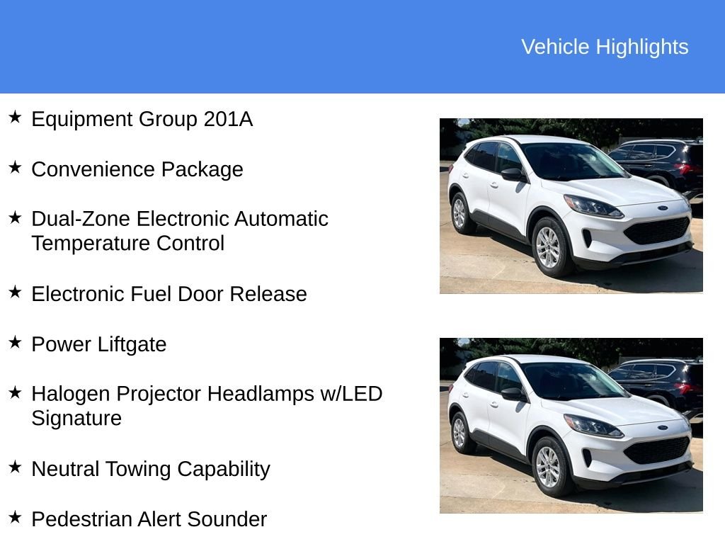 Used 2022 White Ford SE image 5