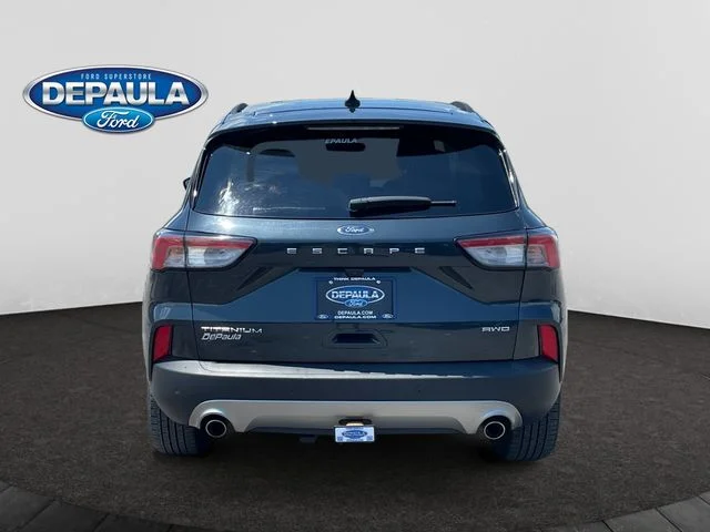 Certified Used 2022 Blue Ford Titanium image 5