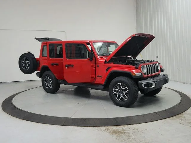 New 2026 Firecracker Red Clear-Coat Exterior Paint Jeep Sahara image 10