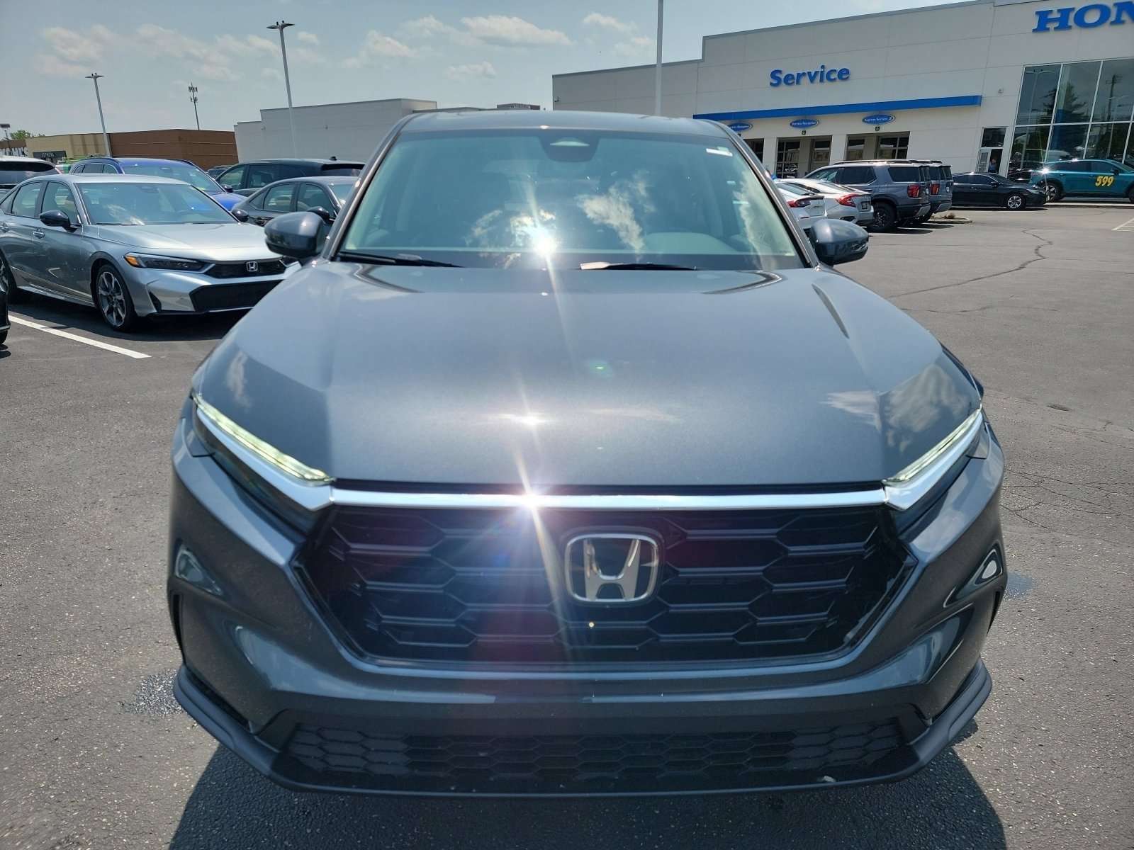 New 2026 Meteorite Gray Metallic Honda EX image 2