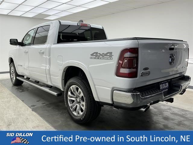 Used 2020 Bright White Clearcoat Ram Longhorn image 6