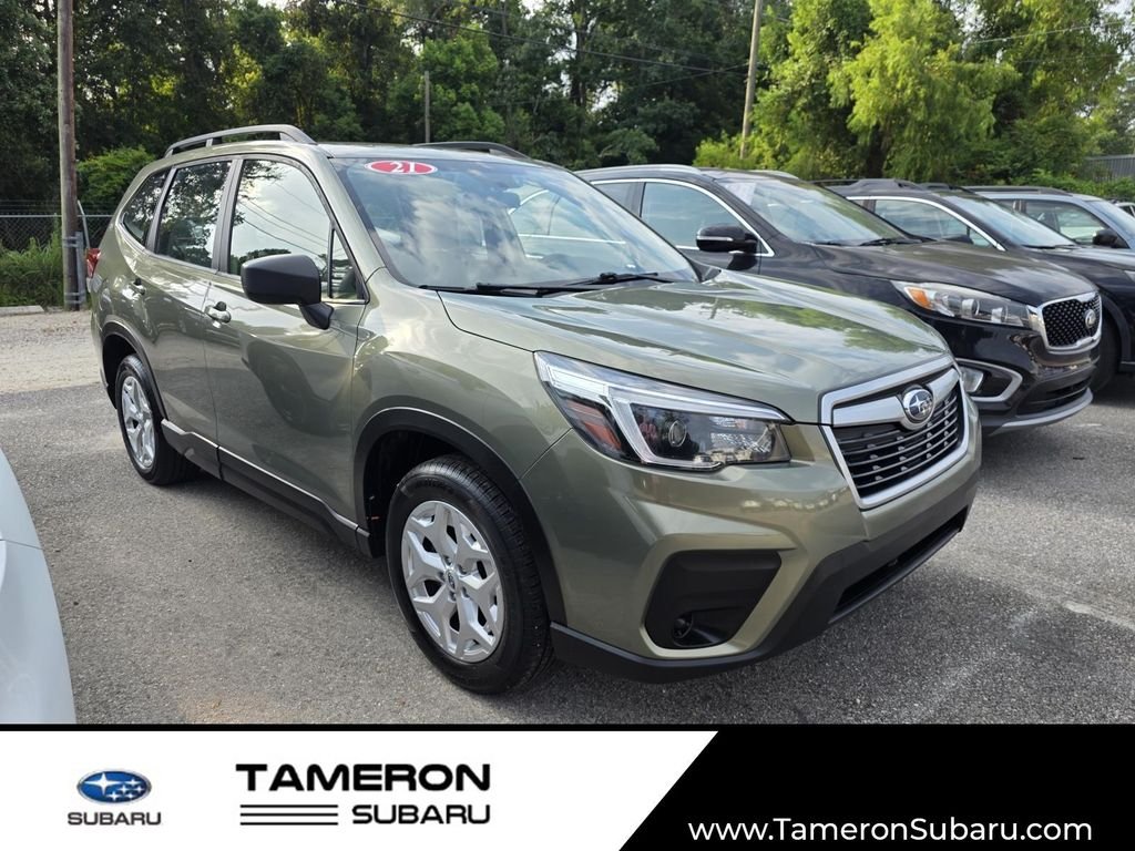 Used 2021 Green Subaru Base image 1