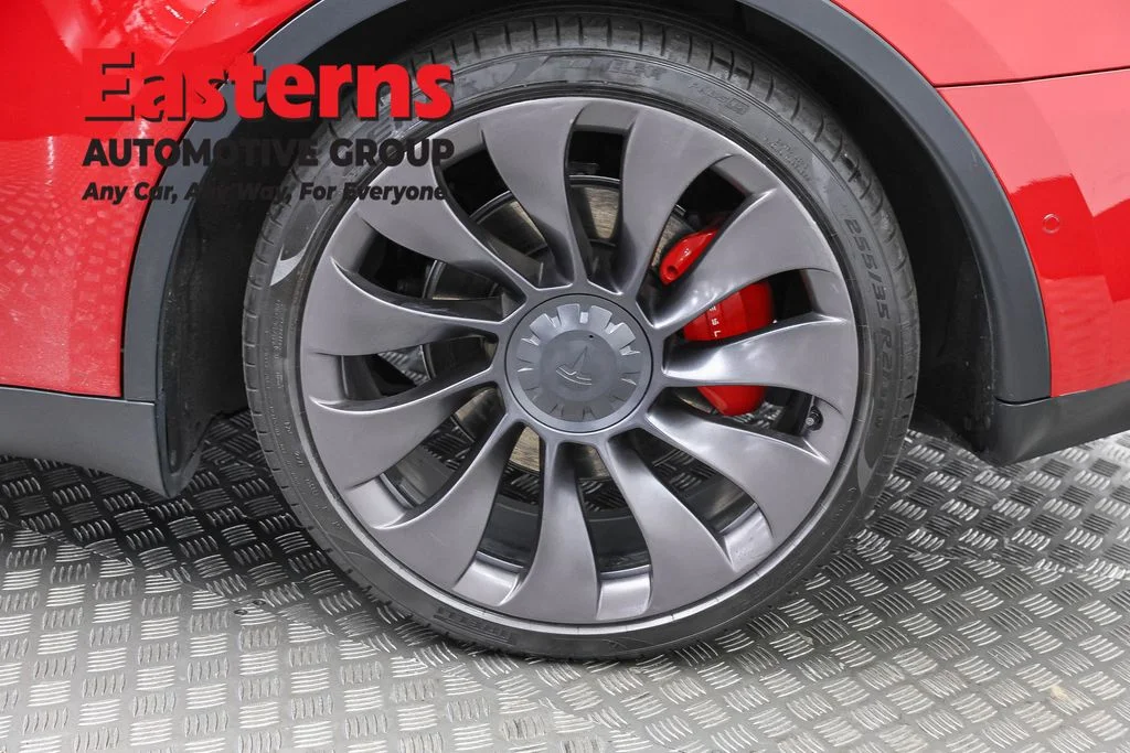 Used 2020 Red Tesla Performance image 27