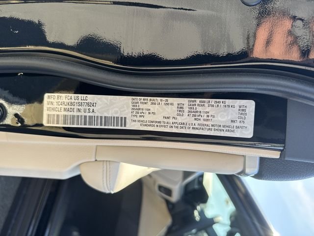 New 2025 Black Jeep Limited image 36