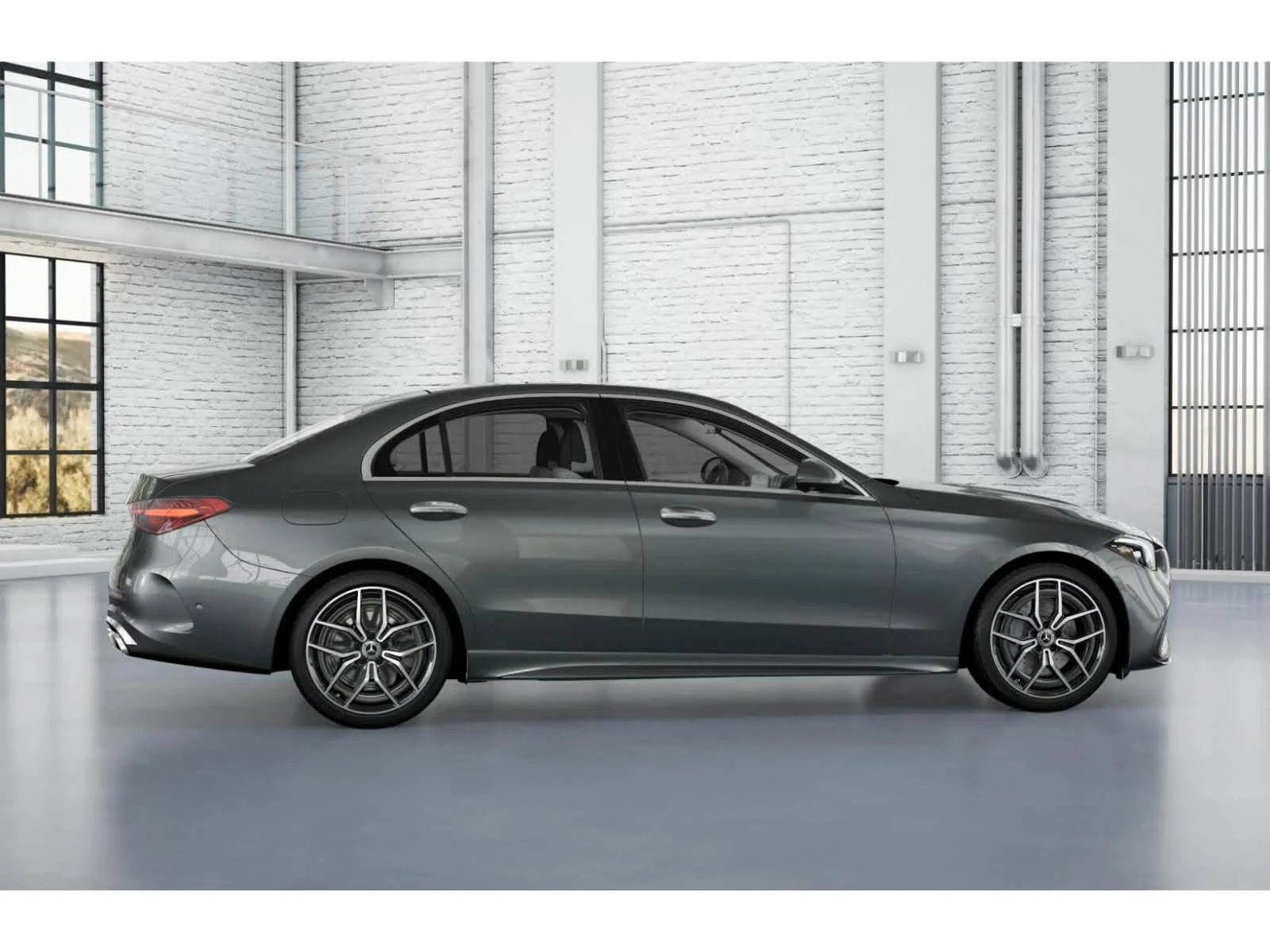 New 2026 Selenite Grey Metallic Mercedes-Benz C 300 image 16