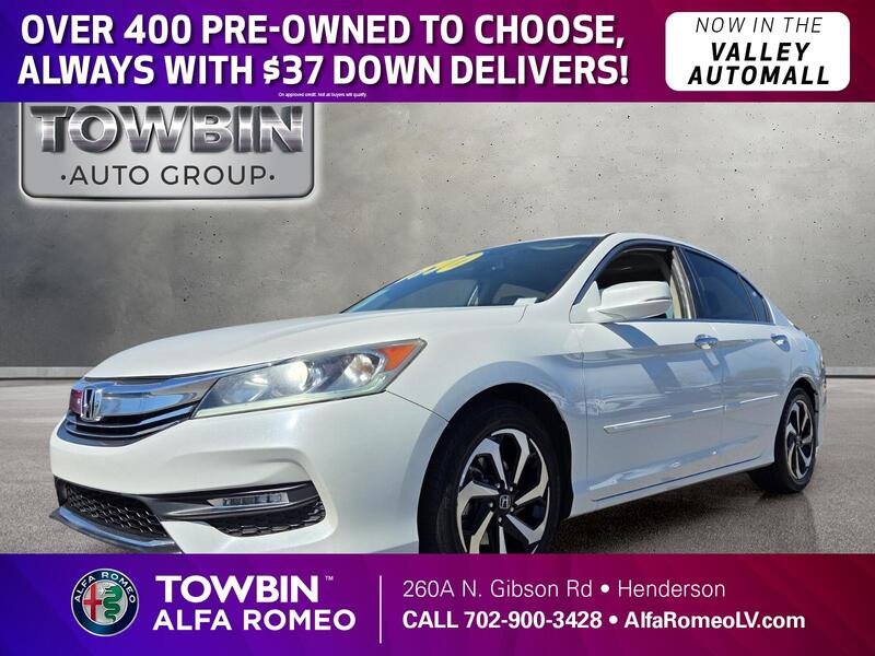 Used 2017 White Orchid Pearl Honda EX-L CVT image 1