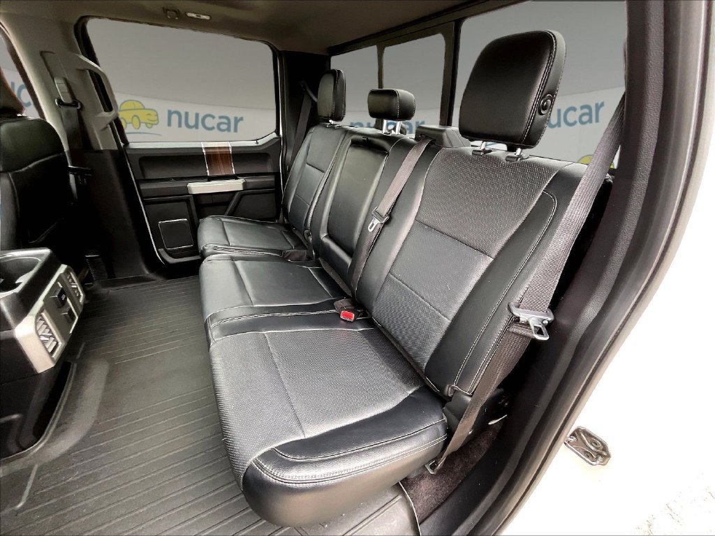 Used 2016 White Platinum Clearcoat Metallic Ford Lariat image 14