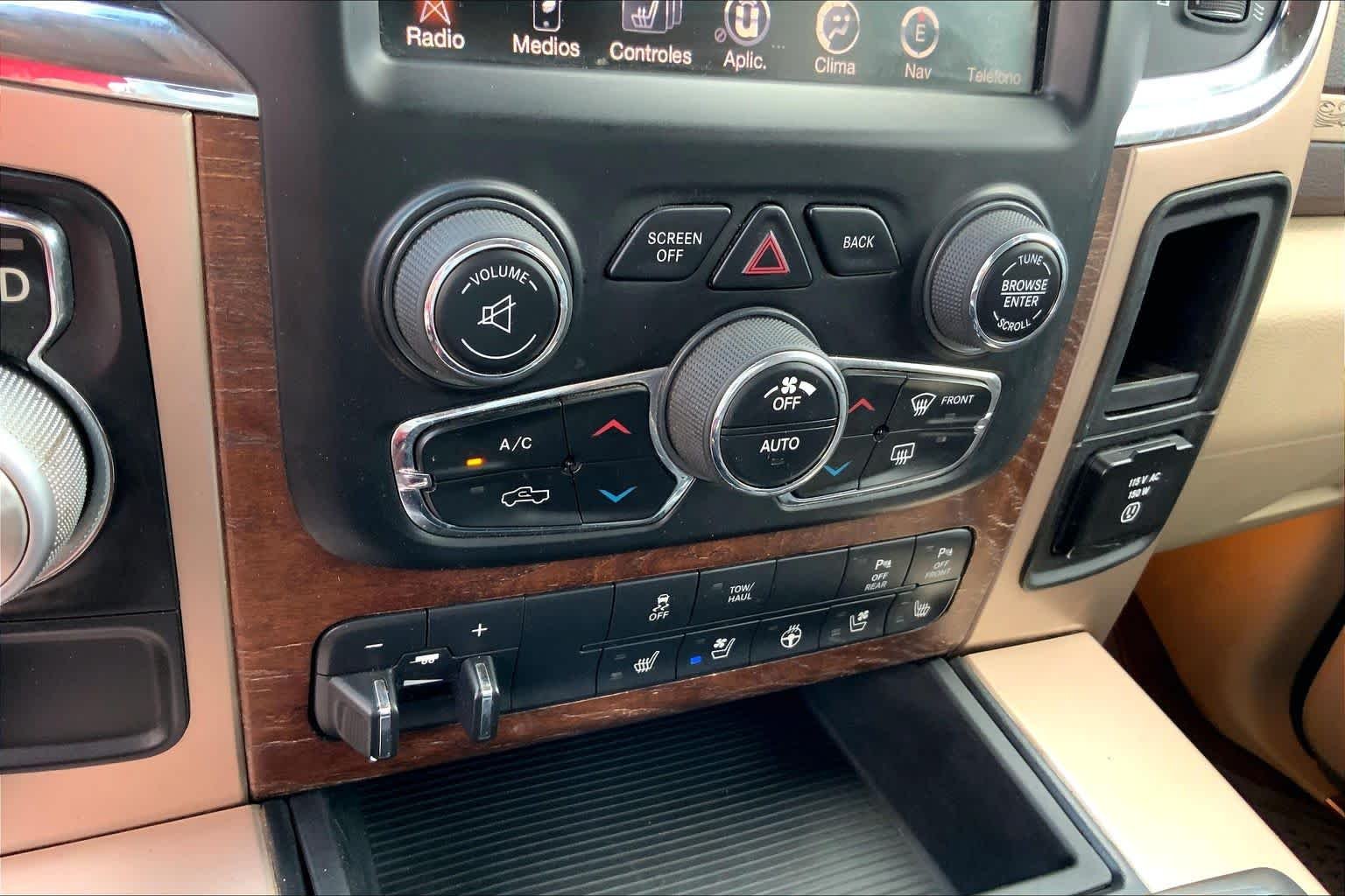 Used 2015 Deep Cherry Red Crystal Pearlcoat Ram Laramie Longhorn image 33
