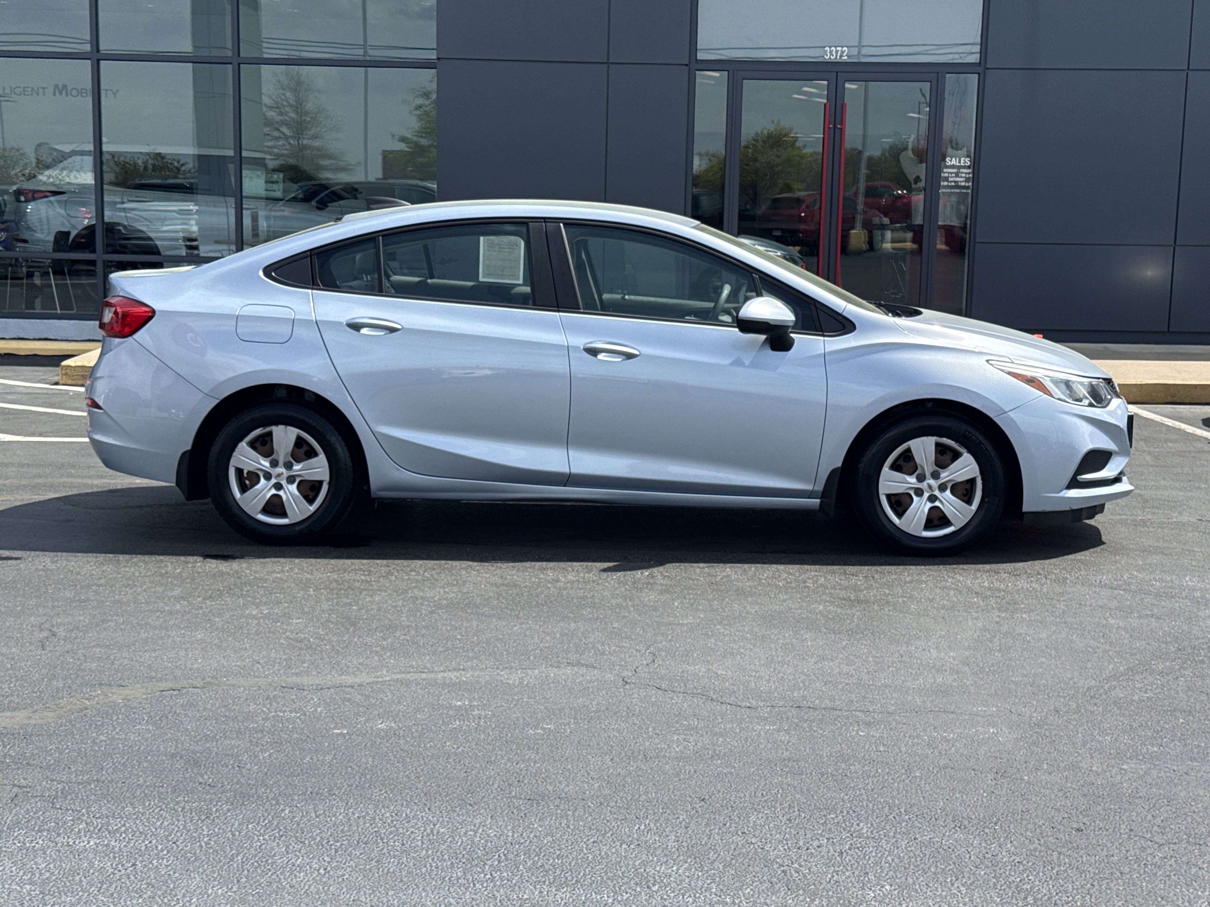 Used 2018 Chevrolet Cruze LS with VIN 1G1BC5SM1J7128343 for sale in Fayetteville, AR