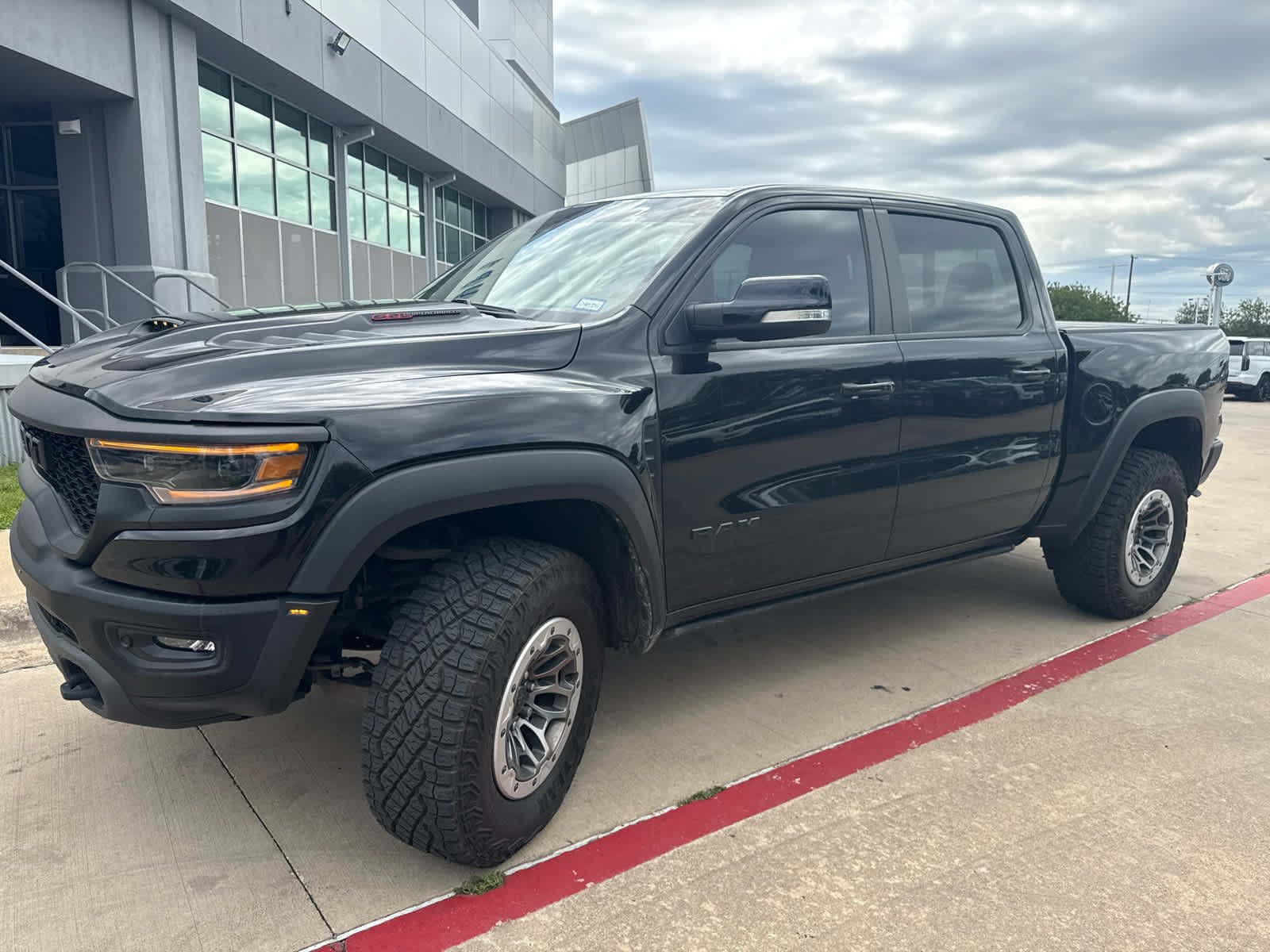 Used 2022 Diamond Black Crystal Pearlcoat Ram TRX image 18