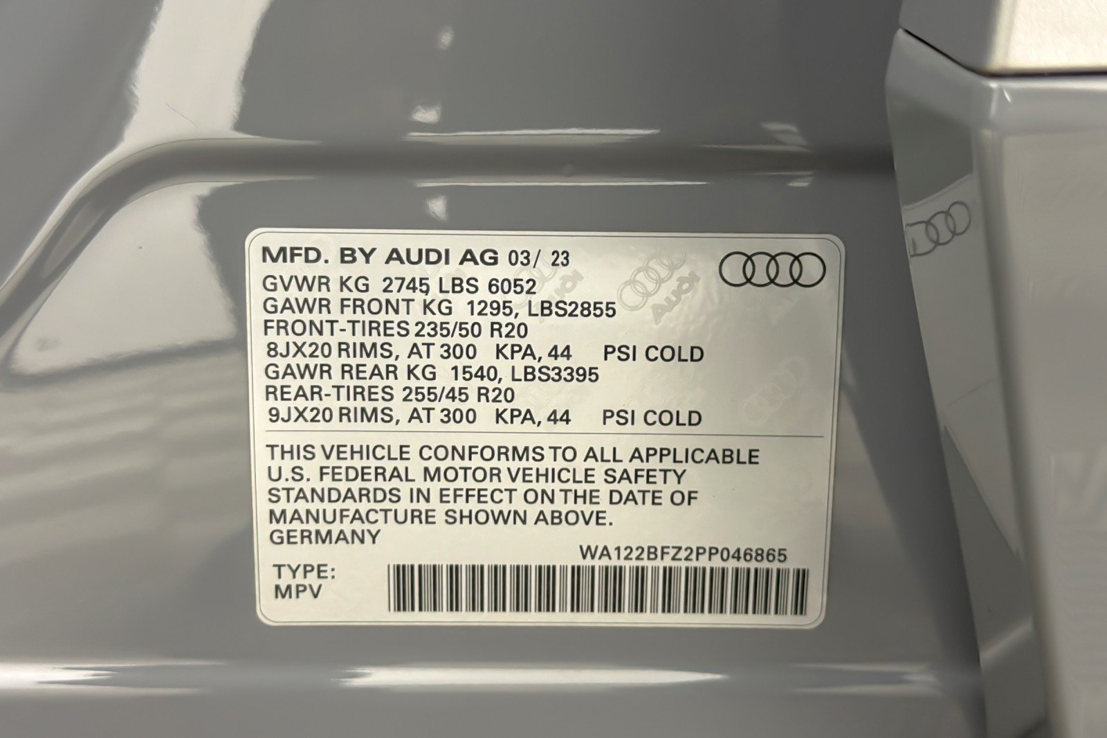 Used 2023 Pebble Gray Audi Premium 50 quattro image 26