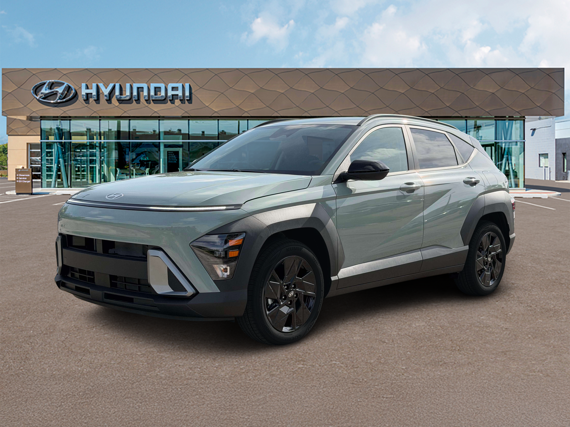 New 2027 Green Hyundai SEL Sport image 2