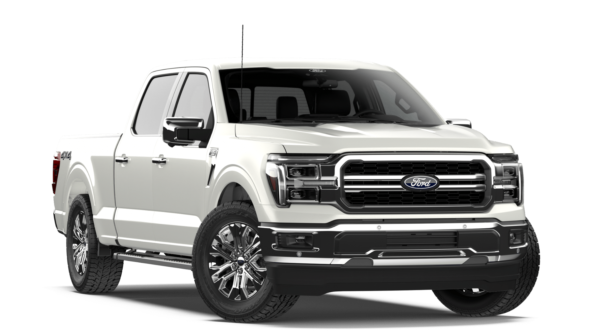 New 2026 Star White Metallic Tri-Coat Ford Lariat® image 4