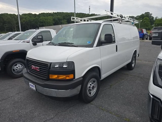New 2026 Summit White GMC Work Van image 2