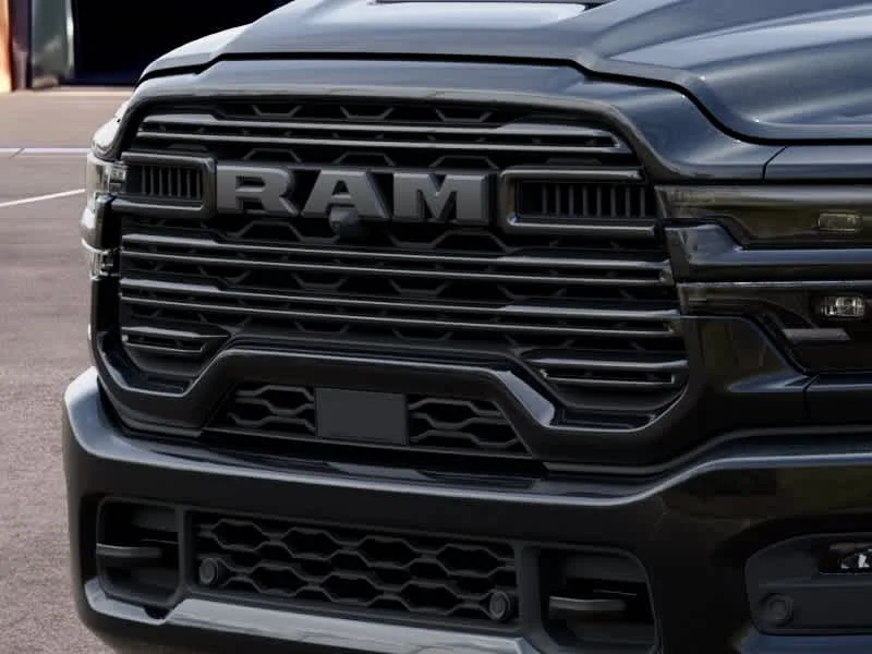 New 2027 Diamond Black Crystal Pearl-Coat Exterior Paint RAM Laramie image 11