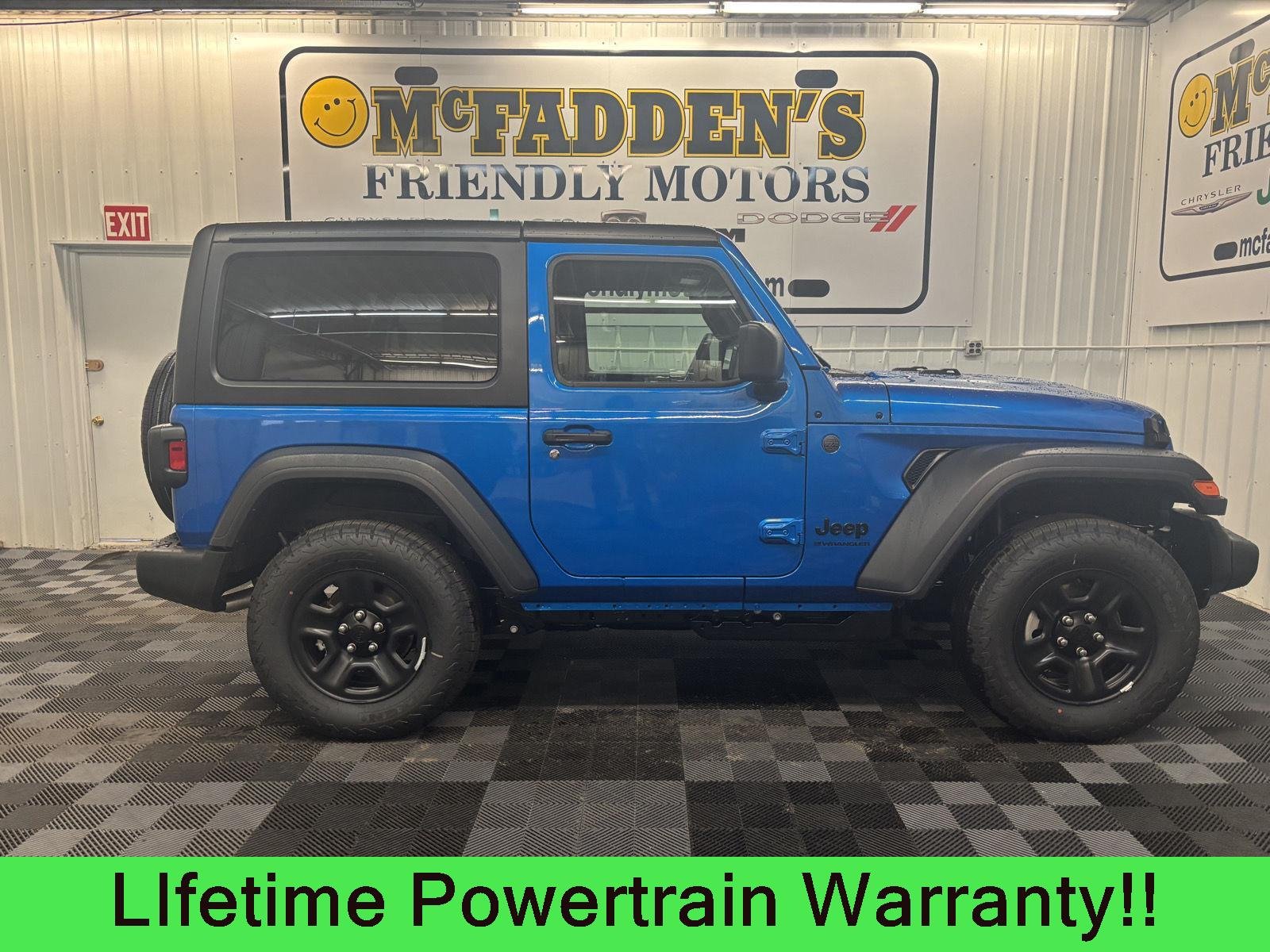 New 2026 Hydro Blue Pearl-Coat Exterior Paint Jeep Sport image 1