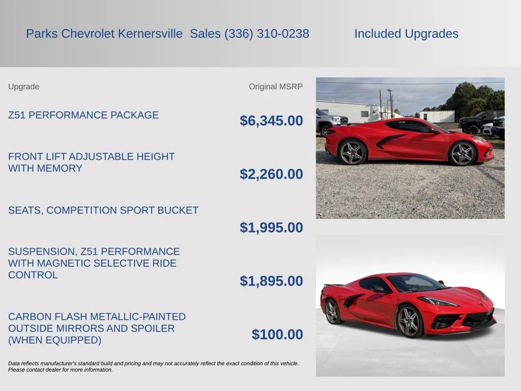 Used 2022 Red Chevrolet Stingray image 4
