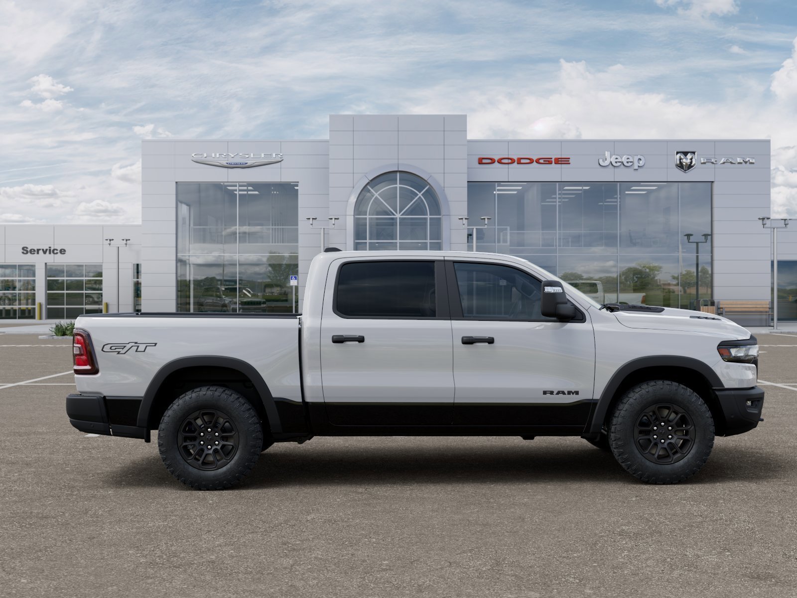 New 2026 Bright White Clear-Coat Exterior Paint RAM Rebel image 21