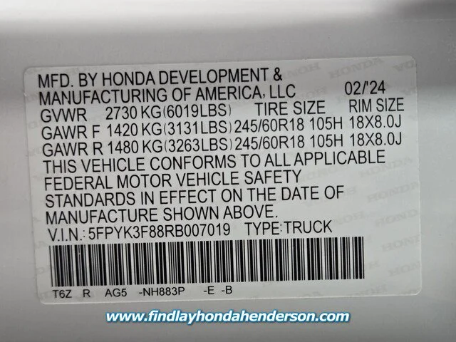 Certified Used 2024 Platinum White Pearl Honda Black Edition image 47