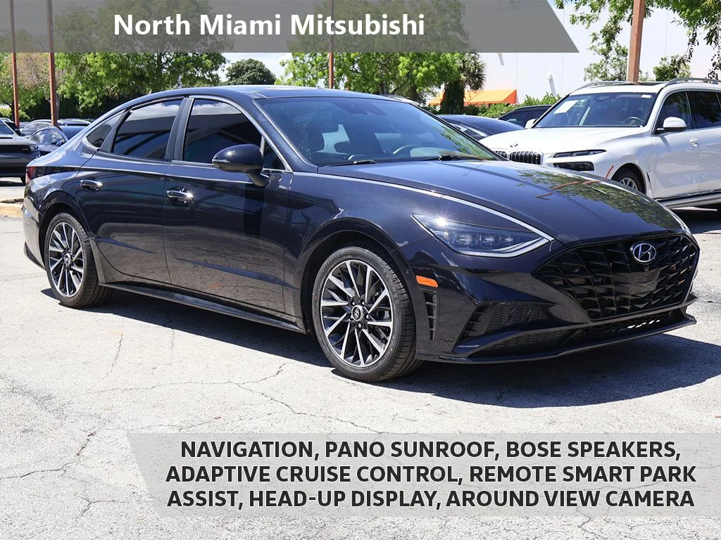 Used 2023 Blue Hyundai Limited image 1