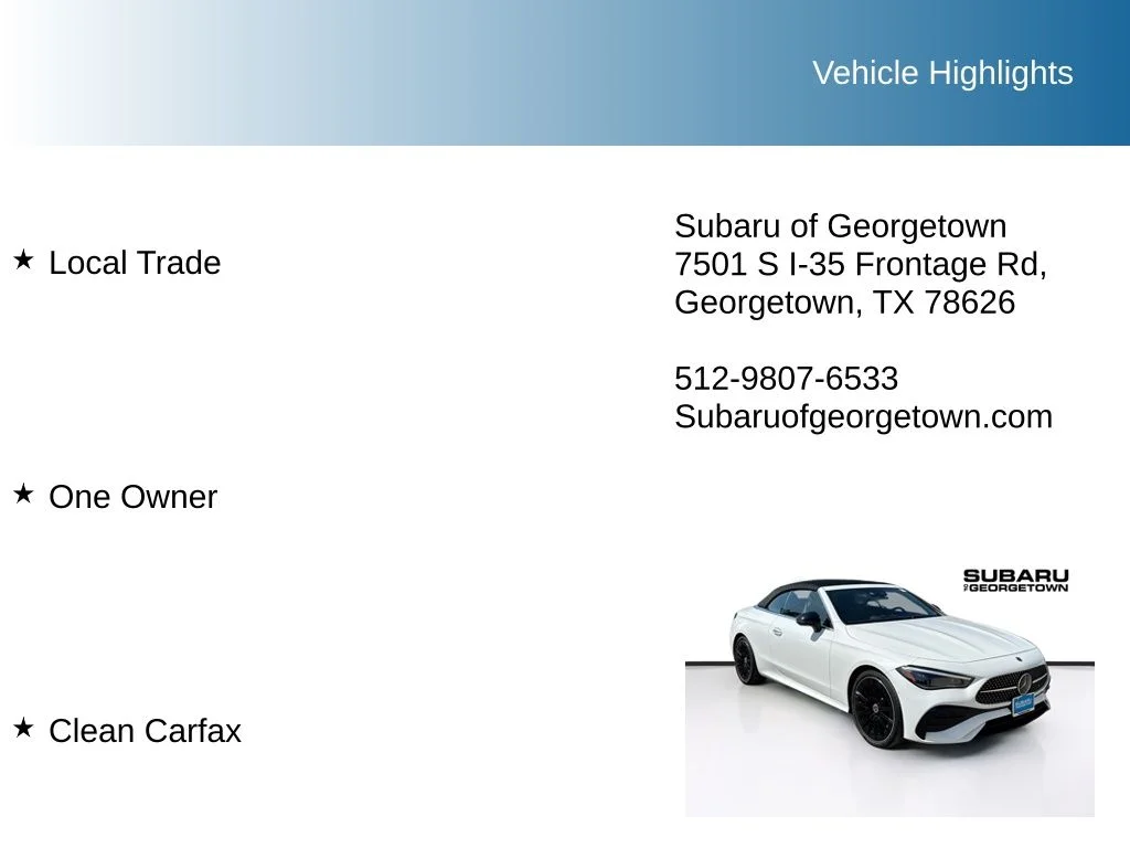 Used 2024 White Mercedes-Benz CLE 300 image 9