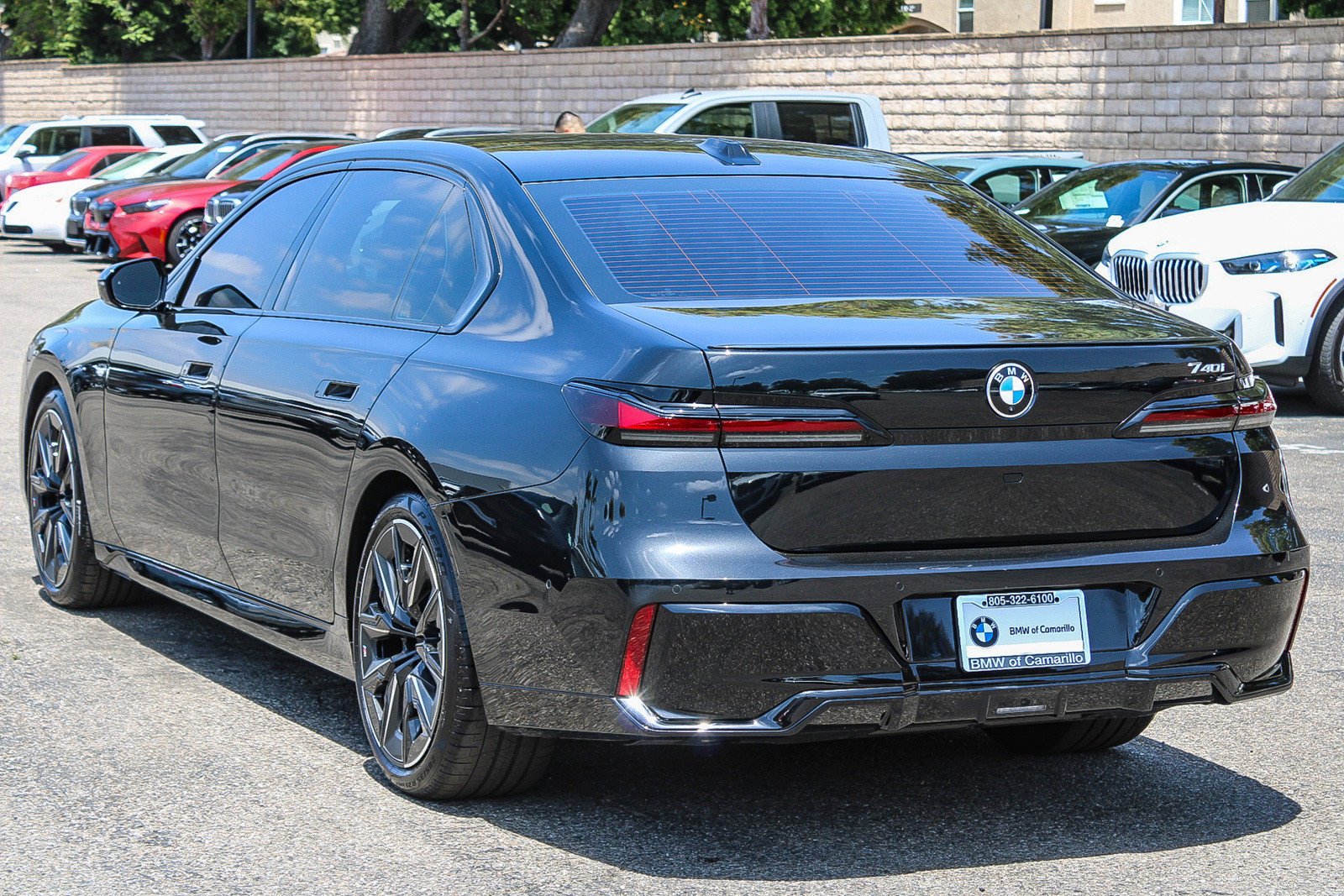 Used 2025 Black Sapphire Metallic BMW 740i image 4