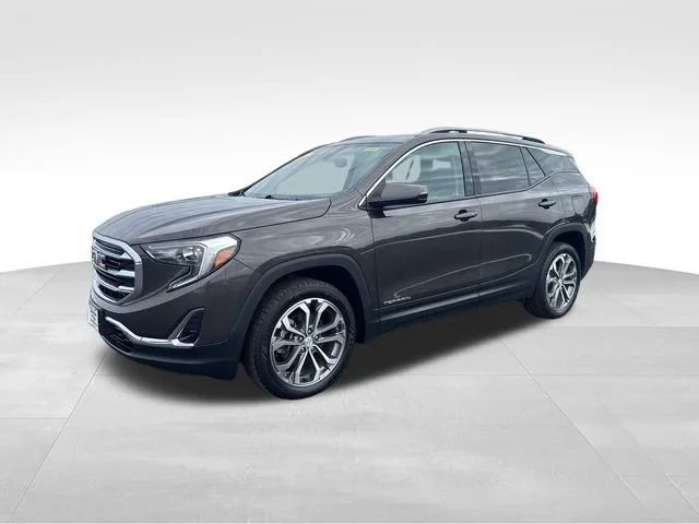 Used 2020 Smokey Quartz Metallic GMC SLT image 1