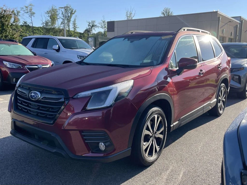 Used 2023 Crimson Red Pearl Subaru Limited image 2