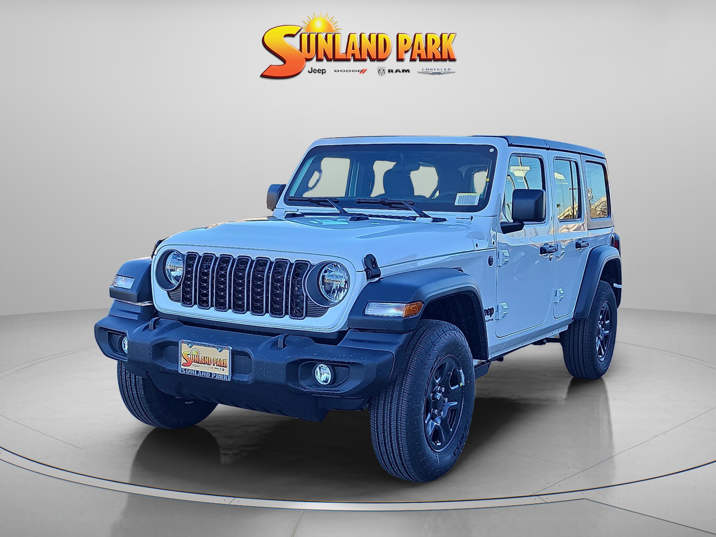 New 2026 Bright White Clear-Coat Exterior Paint Jeep Sport image 2