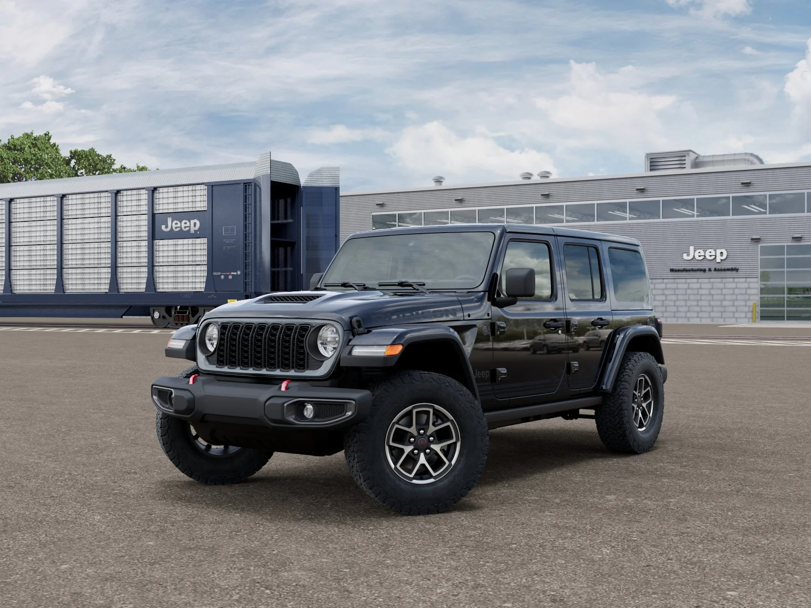 New 2026 Black Clearcoat Jeep Rubicon image 2