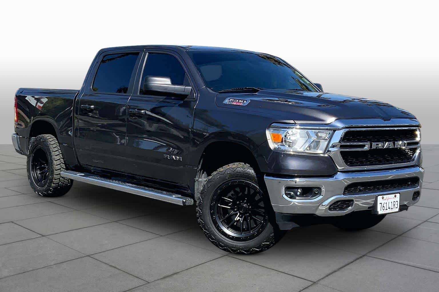 Used 2022 Granite Crystal Metallic Clearcoat Ram Big Horn image 2