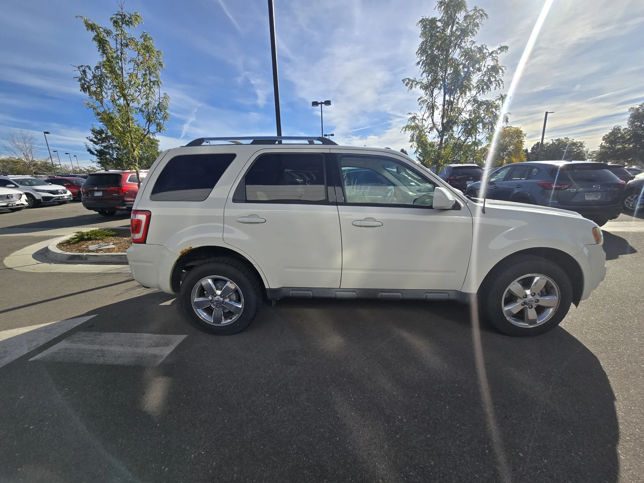 Used 2012 White Suede Ford Limited image 6