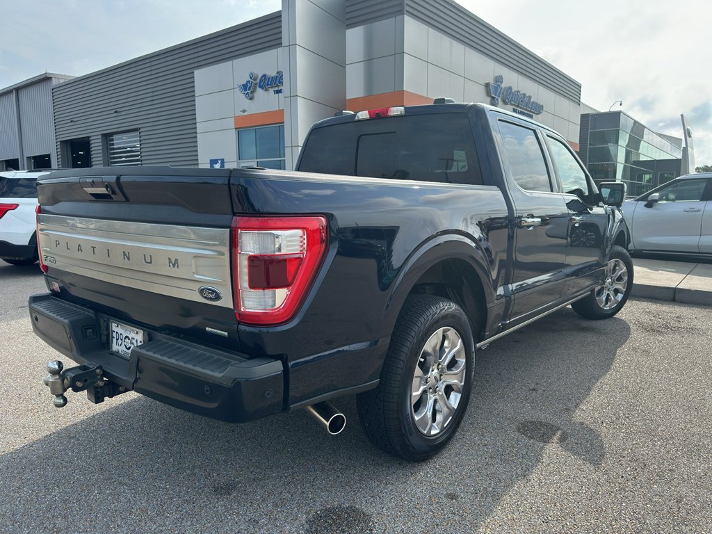 Used 2022 Antimatter Blue Metallic Ford Platinum image 3