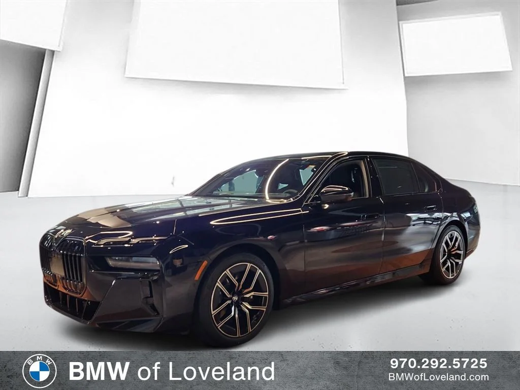 New 2026 Carbon Black Metallic BMW 740i xDrive image 1