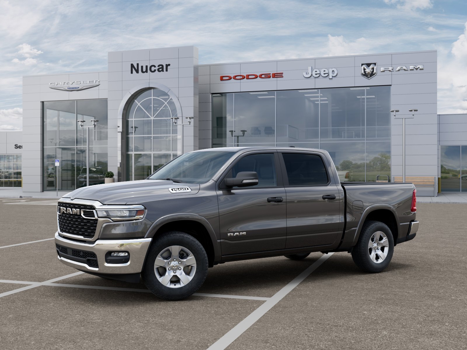 New 2026 Granite Crystal Metallic Clear-Coat Exterior Paint RAM Big Horn/Lone Star image 3