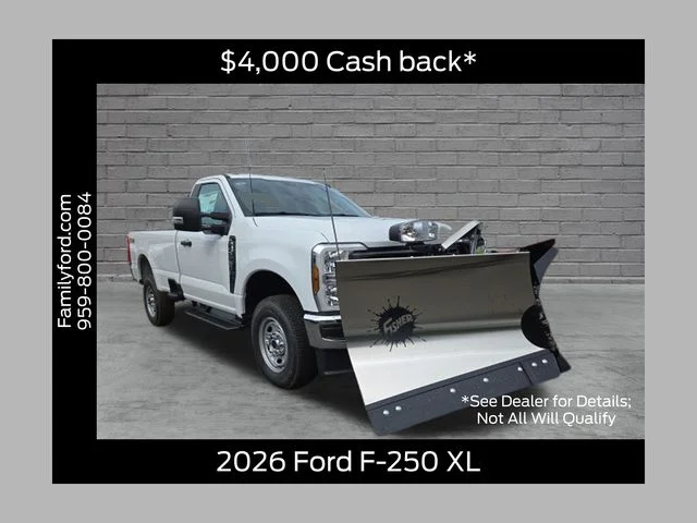 New 2026 Oxford White Ford F-250® XL image 1