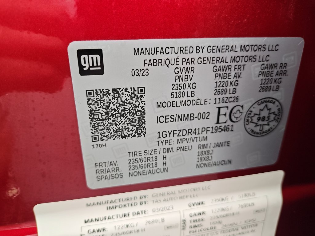 Used 2023 Red Cadillac Premium Luxury image 28