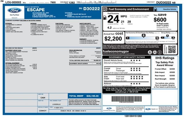 Used 2013 Tuxedo Black Ford SEL image 1