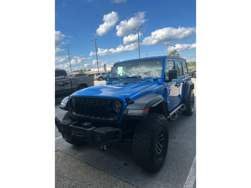 Used 2025 Hydro Blue Pearlcoat Jeep Willys image 3