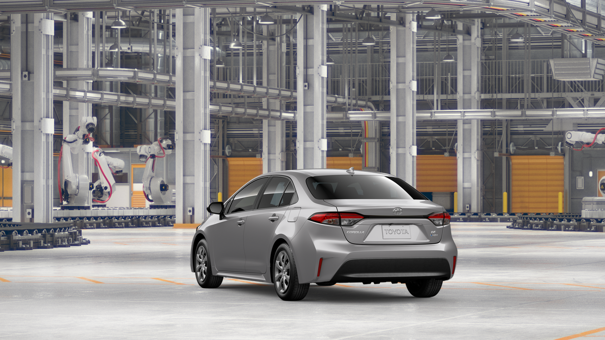 New 2026 Classic Silver Metallic Toyota Hybrid LE image 7