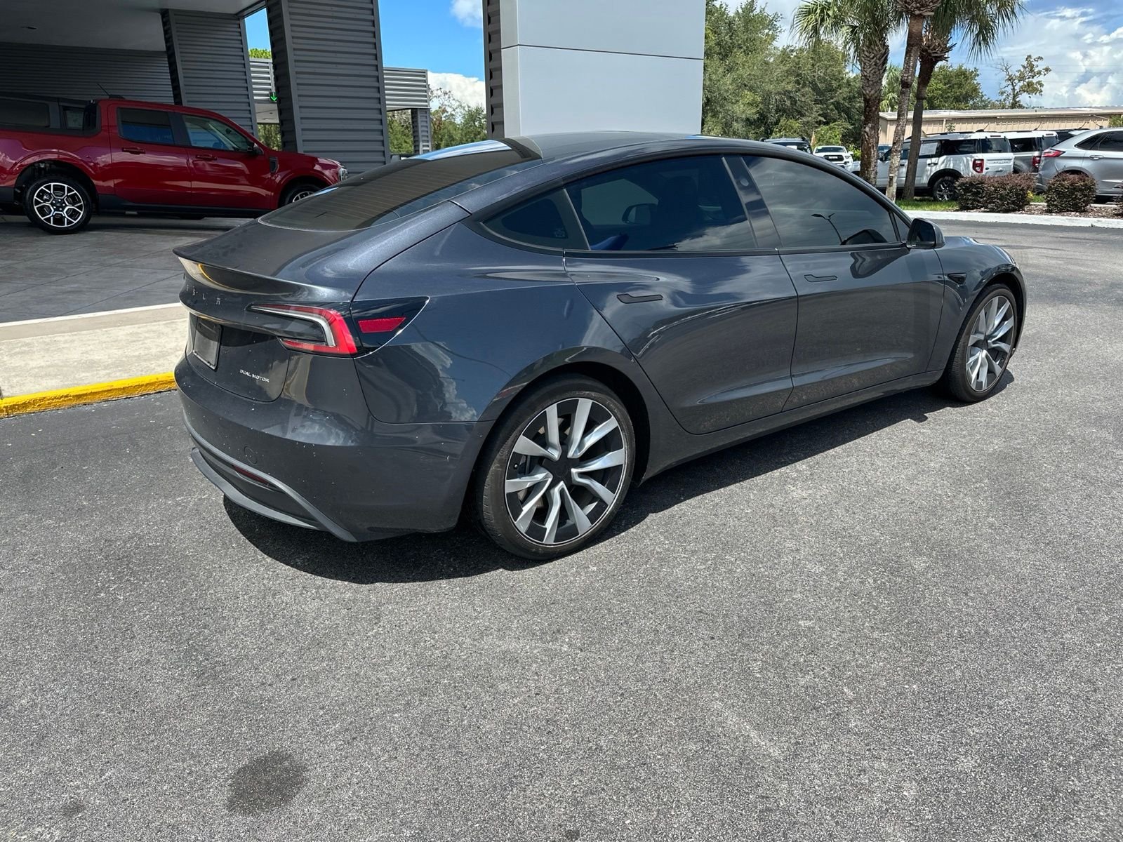 Used 2024 Gray Tesla Long Range image 3