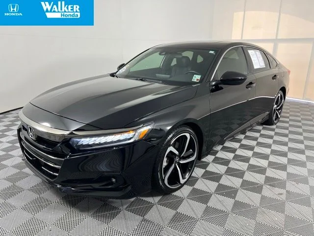 Certified Used 2022 Black Honda Sport 2.0T image 3