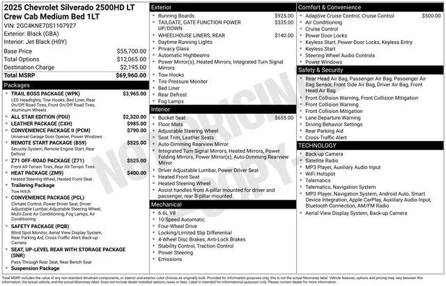 Certified Used 2025 Black Chevrolet LT image 4