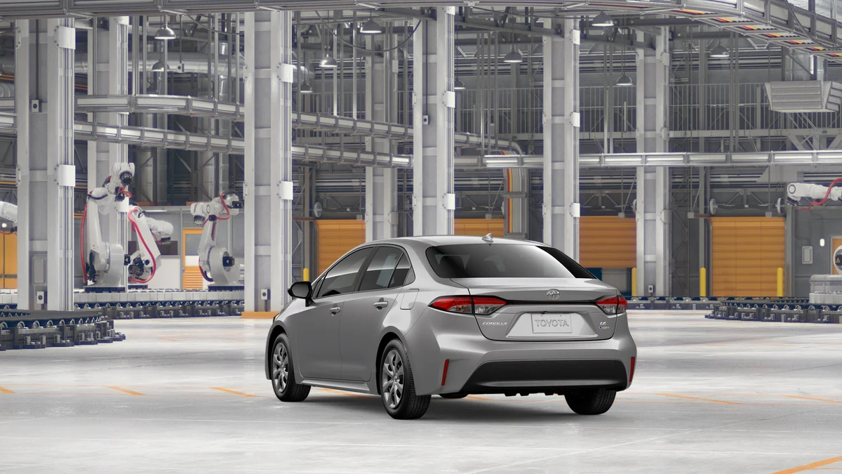New 2026 Classic Silver Metallic Toyota Hybrid LE image 7