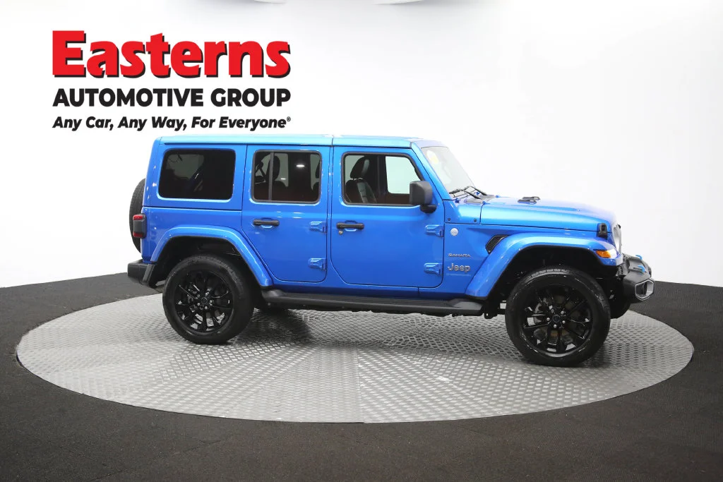 Used 2024 Blue Jeep Sahara 4xe image 48